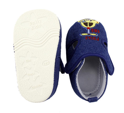 比士尼0字系列婴幼儿宝宝步前鞋男宝女宝软底纯棉布鞋 商品图4