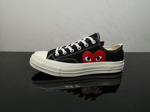 CDG Play x Converse 1970s  官方配色 高帮 发售正确小盒  正确PU蓝底 匡威川久保玲 Play爱心联名帆布鞋 原盒原标  多心 心 绿高 绿低 白高 白低 黑高 黑低 商品图9