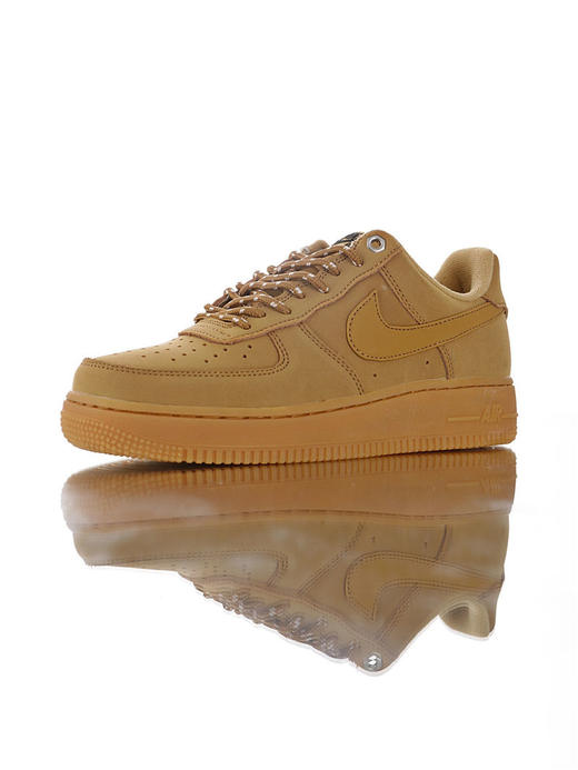 耐克Nike Air Force 1 Low 07 LV8 原模具开发打造 采用移膜牛巴革材质 内置全掌air sole气垫 耐克空军一号低帮经典百搭休闲运动板鞋 新麦黄棕 商品图0