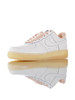 耐克Nike Air Force 1 Low 07 LV8 原模具开发打造 采用硬质头层牛皮革 内置全掌air sole气垫 耐克空军低帮休闲运动板鞋 皮革白橘粉果冻底 商品缩略图0
