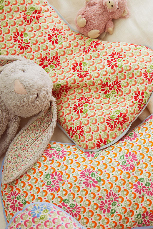 经典花生形枕头荞麦壳枕儿童枕全棉材质 商品图0