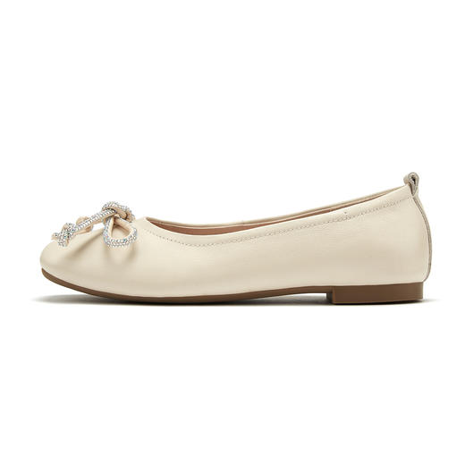 西村名物舒软浅口蝴蝶结奶奶鞋平底鞋X29CE31151 商品图4