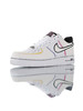 耐克Nike Air Force 1 07 LV8 亡灵节专属 原模具开发打造 特殊印花反光革纹理鞋面 内置全掌air sole气垫 空军一号运动板鞋 白黑粉紫黄边3M骷髅 商品缩略图0
