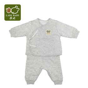 拉比-童衣类（秋）C9家居柔棉斜衿服套装玫瑰红