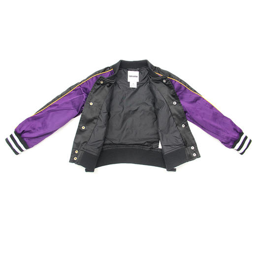 Converse匡威上衣秋冬款女童繁花刺绣夹克棒球外套73122WJ054 商品图2