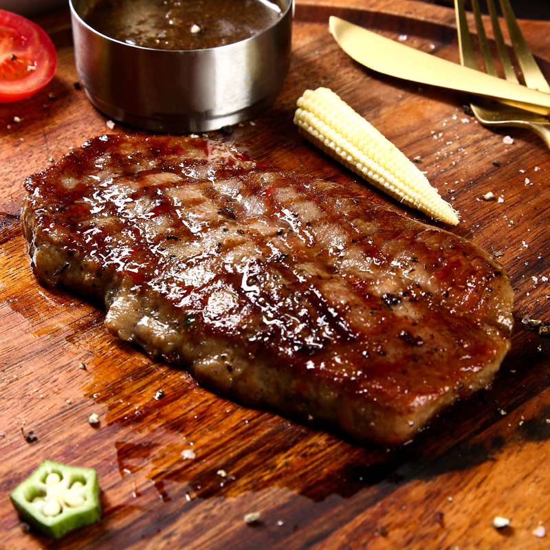 整切黑椒牛排1片150g【进口原料 原肉整切调理】