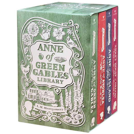 绿山墙的安妮系列4册套装 英文原版 Anne of Green Gables Library 商品图0