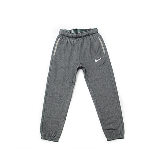 耐克-童衣类（秋）A7NIKE YA3女小童针织长裤正黑色 商品图0
