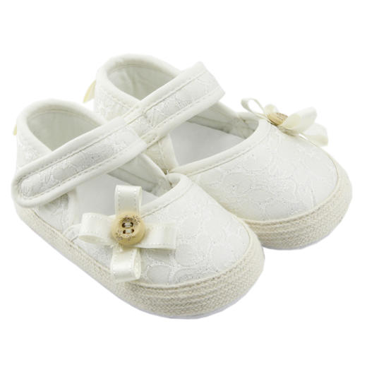 【特惠39元/双】比士尼春秋款P系列婴幼儿宝宝步前鞋女宝软底纯棉布鞋BSN-P238WW 商品图0