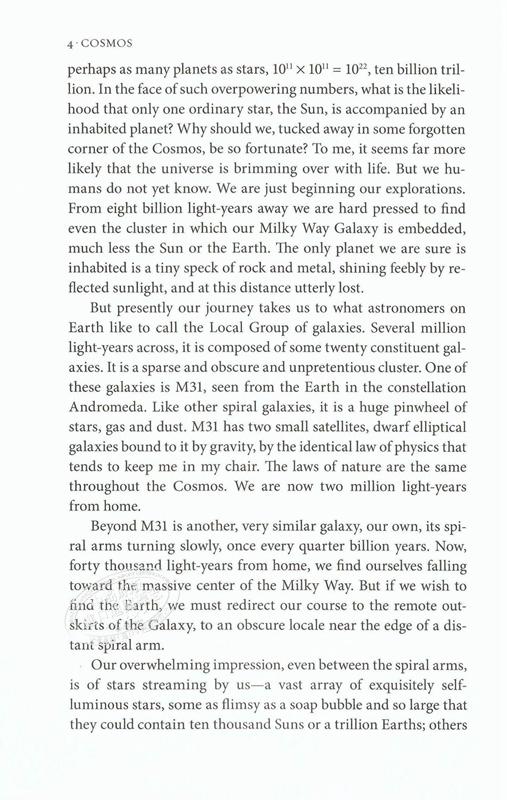 【中商原版】卡尔 萨根 宇宙 英文原版 Carl Sagan Cosmos 经典科普畅销书籍 同名传奇纪录片 商品图6