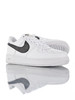 耐克Nike Air Force 1 ´07 Low Premium 采用软纹荔枝纹牛剖革 内置全掌air sole气垫 耐克空军一号经典百搭休闲运动板鞋 白黑放大钩 商品缩略图1