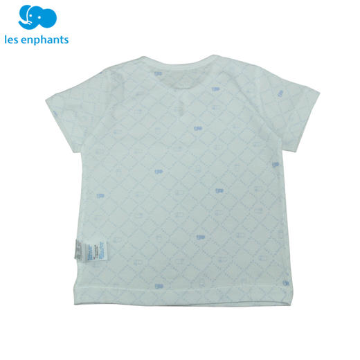 丽婴房-内衣类（夏）C9一粒扣短袖套装 左右捻抗菌经典 商品图3