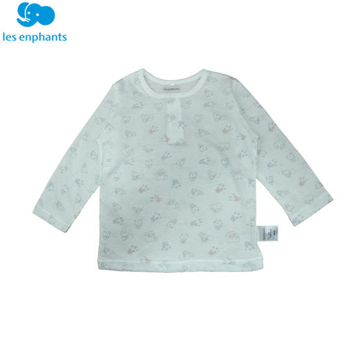 丽婴房-内衣类（春）C9两粒扣套装宽口 超薄提条小象和 商品图2