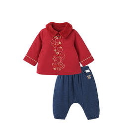 英氏-童衣类（冬）B8新针衣裤套