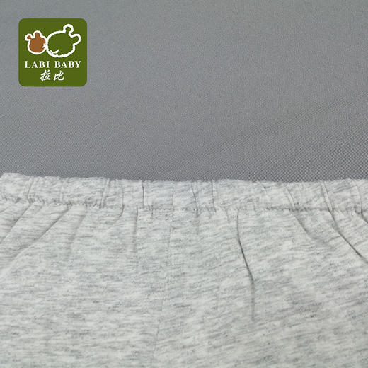 拉比-童衣类（秋）C9家居柔棉斜衿服套装玫瑰红 商品图3