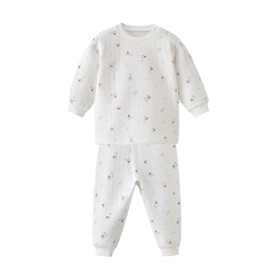 丽婴房-内衣类（秋）C9半高领套装 空气层冬日欢乐 商品图0