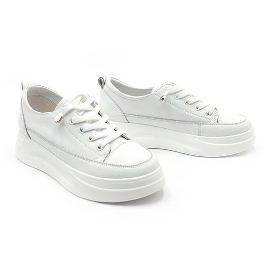 品牌定制 | safiya索菲娅爆款国民系列厚底小白鞋2021款休闲鞋延续爆款SF13112432 商品图5