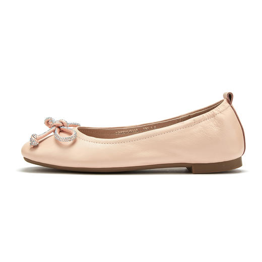 西村名物舒软浅口蝴蝶结奶奶鞋平底鞋X29CE31151 商品图7