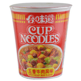 合味道五香牛肉风味杯面77g