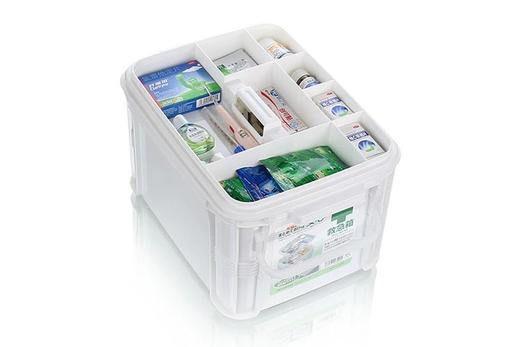 心选 日本制进口塑料多层医药箱 药品收纳盒多层急救小药箱 商品图4
