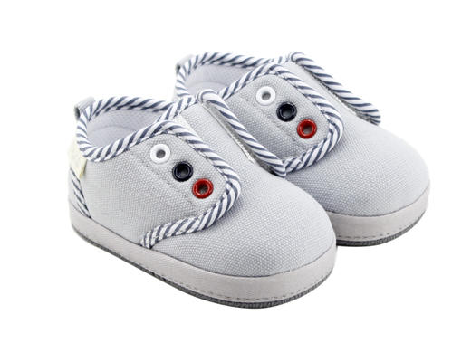 比士尼0字系列婴幼儿宝宝步前鞋男宝女宝软底纯棉布鞋 商品图3