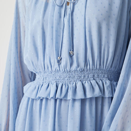 【现货】中长款高腰连衣裙 E191241016 商品图4