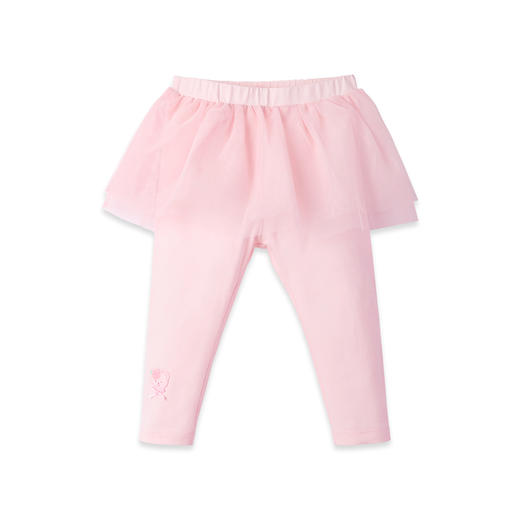 小米米童衣森林漫步纱裙打底长裤可拆密裆长裤儿童裤子 商品图0