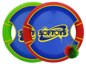 softoys魔盘弹弹圈——抛接球学生成人飞盘室内运动亲子互动儿童玩具