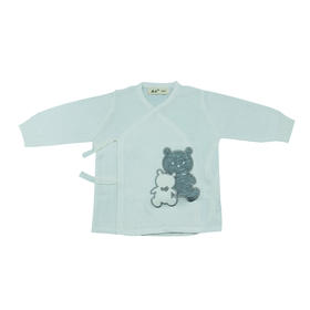 拉比-内衣类（常年）A7小熊莫代尔斜衿衣米白