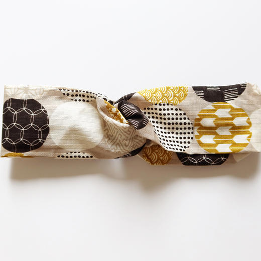 HUGOJIRO窄版发带风の花波点印花 商品图4