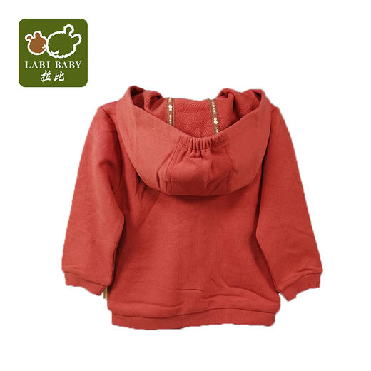 拉比-童衣类（秋）C9连帽外套军绿 商品图4