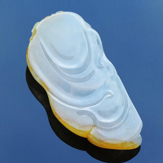 派瑞翡翠 翡翠观音 冰糯种 黄翡 商品图3