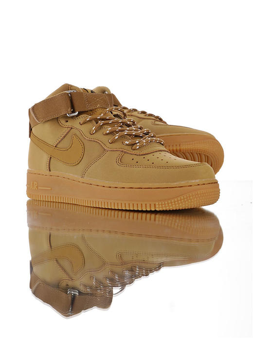 耐克Nike Air Force 1 Low 07 LV8 原模具开发打造 采用移膜牛巴革材质 内置全掌air sole气垫 耐克空军一号低帮经典百搭休闲运动板鞋 新麦黄棕 商品图3