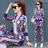 YNE-ZZQYQX819007新款韩版时尚印花卫衣休闲运动服三件套 商品缩略图1