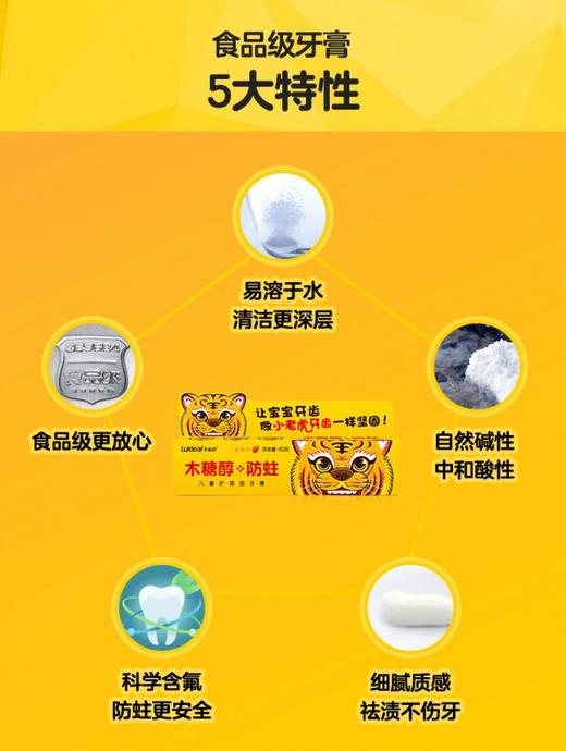 幸福草万根毛儿童专用分段护理型牙刷送幸福草儿童护理牙膏40g 商品图13