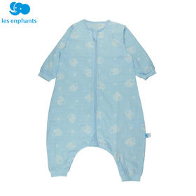 丽婴房-寝具类（春）C9礼盒纱布分腿睡袋 M花海印象（