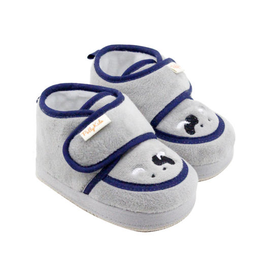 比士尼秋冬款0系列婴幼儿宝宝学步鞋男宝女宝软底纯棉布鞋 商品图3