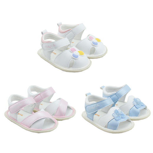 【特惠19元/双】比士尼7字系列婴幼儿宝宝步前鞋男宝女宝硬底棉布鞋女款 商品图0