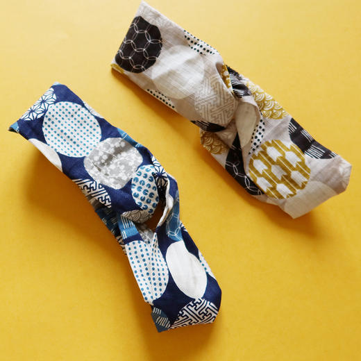 HUGOJIRO窄版发带风の花波点印花 商品图1