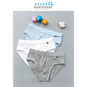 【莫代尔2条装三角】【颜色随机2条装 】SCHIESSER  舒雅童装内裤三角莫代尔男童37/5194S  2件装基础颜色