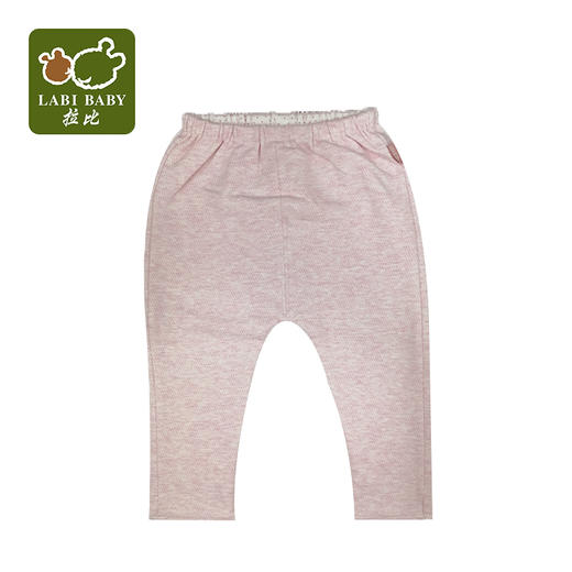 拉比-童衣类（秋）C9初礼反口哈伦长裤玫瑰红 商品图0