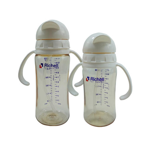 Richell利其尔 ppsu儿童吸管杯防摔学饮杯宝宝水杯婴儿吸管奶瓶 商品图5