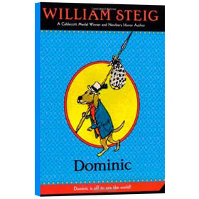 帅狗杜明尼克 英文原版书籍 Dominic 威廉史塔克 William Steig