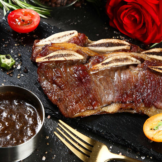 带骨牛小排1片200g【进口原料 原肉整切调理】 商品图3