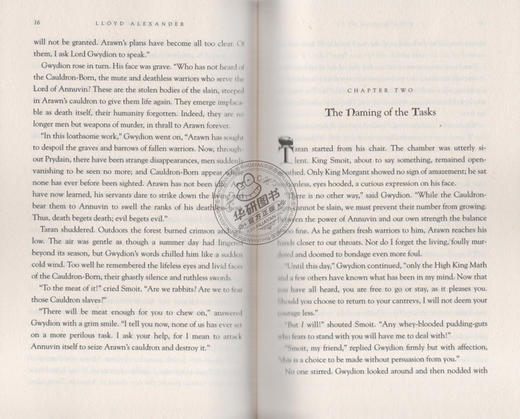 奇幻岛英雄系列全5册套装 英文原版小说 The Chronicles of Prydain纽伯瑞奖 至高王 黑神锅 劳埃德亚历山大 英文版课外阅读书 商品图3