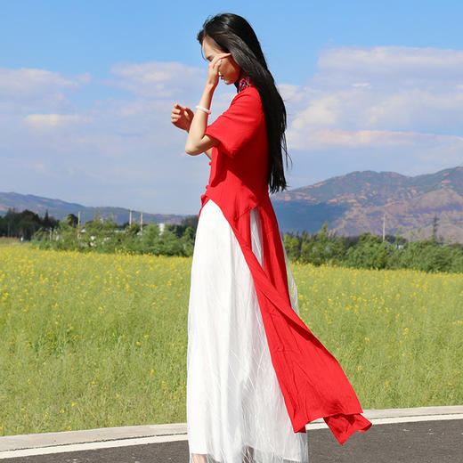 枫林晚不规则上衣 / 少量现货 商品图3