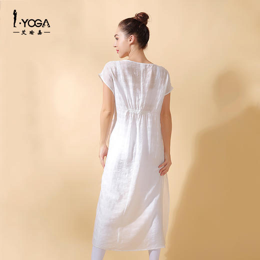 IYOGA瑜伽服长款T恤禅修服天丝罩衫T031 商品图2