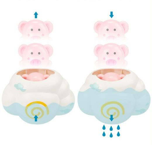 【1~5岁宝宝】儿童洗澡云朵戏水玩具  萌趣伙伴云朵下雨宝宝婴幼儿沐浴玩具 商品图2