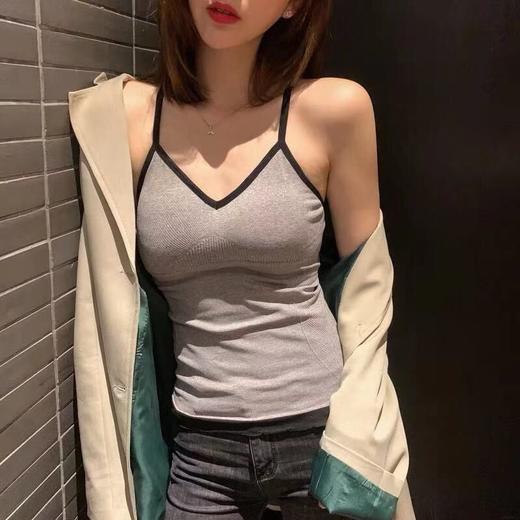【70-170斤】吊带美背百搭聚拢内衣背心女带胸垫修身性感打底衫 商品图5