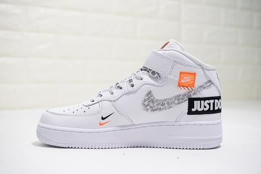 耐克Nike Air Force 1 Low “Just do it”只管去做 定制限定 黑白橘 白黑橘香橙 商品图8